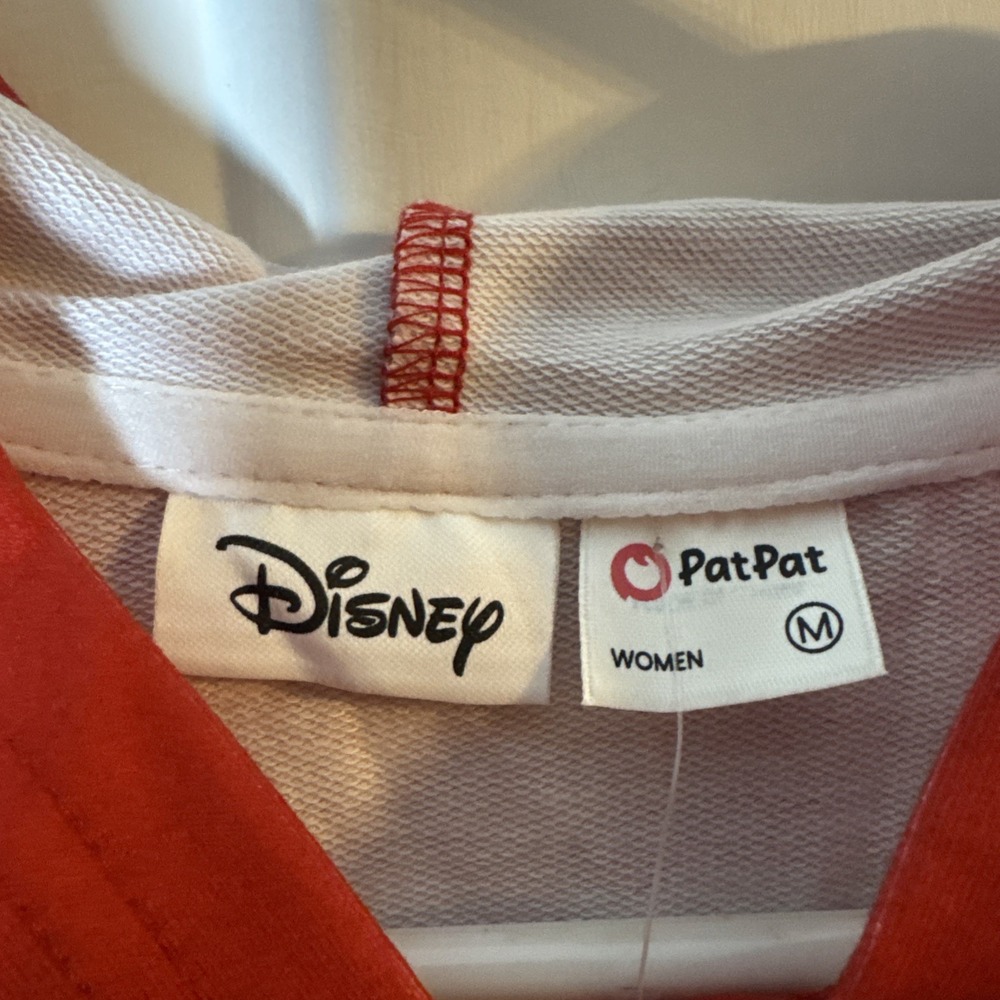 Disney Stitch Christmas‎ Hoodie Womens Medium Red Holiday Sweatshirt NWT - Picture 2 of 6